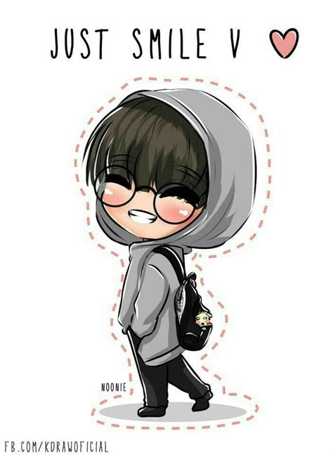 Chibi V Bts Fanart Chibi Bts Chibi