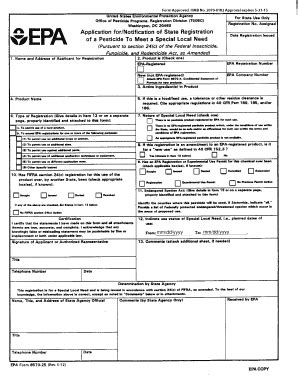 Epa Form Fill Online Printable Fillable Blank Pdffiller