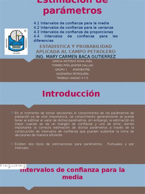 Pdf Unidad Estimacion De Parametros Dokumen Tips