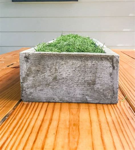 Concrete Planter Box Diy Diy Concrete Planters Concrete Planter