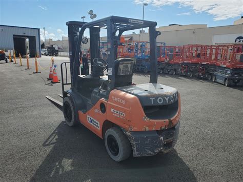 Used Toyota Fdu Warehouse Forklift For Sale In Lakeside Ca