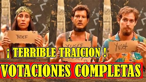 VOTACION COMPLETA DEL CONSEJO TRIBAL YUSEF FARAH ELIMINADO DE SURVIVOR