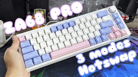 Review ZA68 Pro Phím nhập môn giá rẻ mạch ngược hotswap 5 pin âm