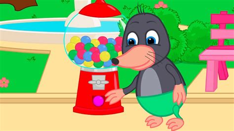 Benny Mole And Friends Outdoor Gumball Machine Cartoon For Kids Youtube