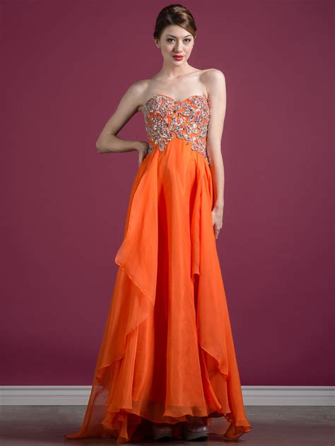 Orange Formal Dresses Stunning Prom Dresses Gorgeous Prom Dresses