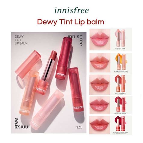 100 Original Innisfree Dewy Tint Lip Balm 3 2g New Version 2023