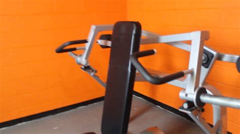 Precor Icarian FLITE Shoulder Press Used YouTube