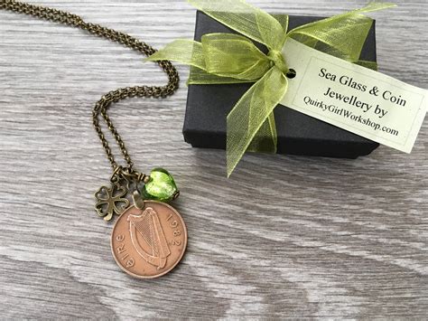 Irish Coin Necklace Available In Years Or