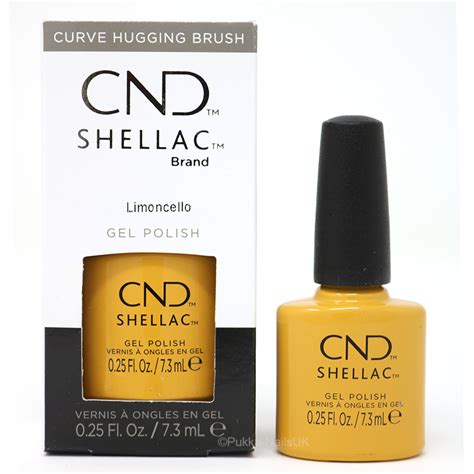 Cnd Shellac Limoncello Uv Gel Polish 73ml Buy Now Pukka Nails