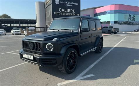 Rent A Mercedes G Amg Matte Black Id In Abu Dhabi