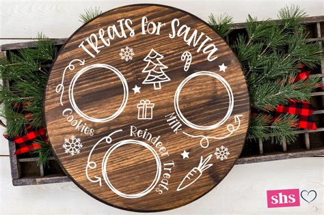 Treat Tray For Santa Free Cut File Special Heart Studio