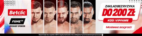 Fame Mma Gdzie Ogl Da Gdzie Kupi Ppv Transmisja Tv I Online