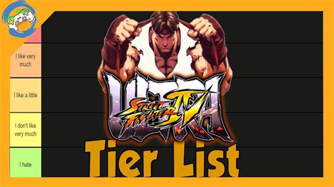 Ultra Street Fighter Tier List My Favorite Fighters Youtube