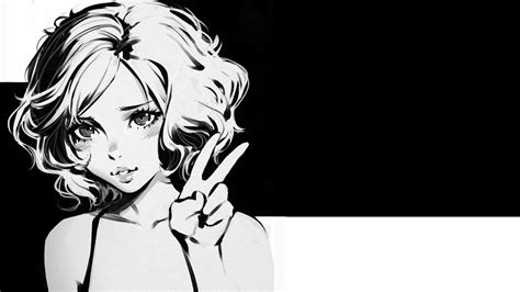 Fondos De Pantalla Anime Chicas Anime Ilya Kuvshinov Monocromo