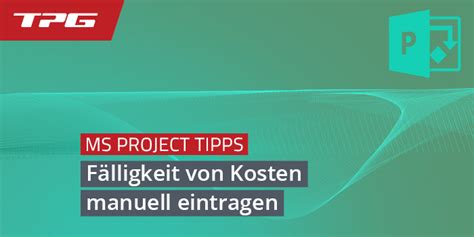 Microsoft Project Kosten Eintragen Manuelles Verteilen Von Kosten