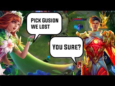 My Team Underestimated My Gusion Gusion Gameplay Youtube