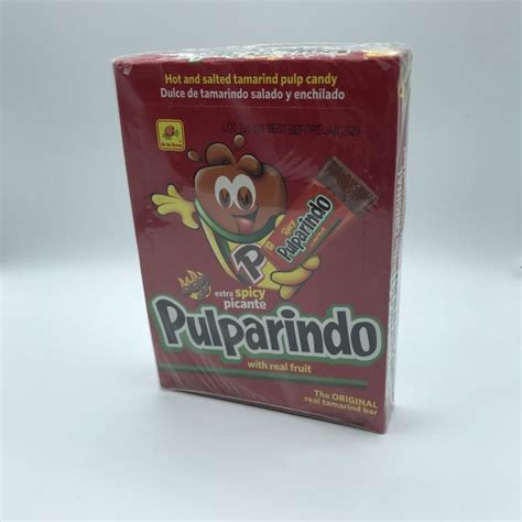 Pulparindo Hot And Salty Tamarind Pulp Extra Hot Pieces America