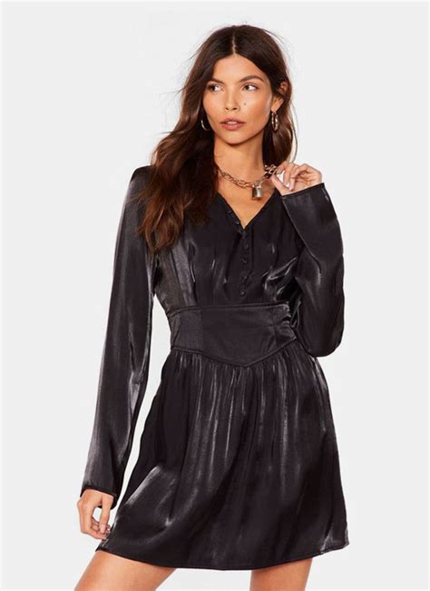 Shimmer Mini Shirt Dress Cristina Fournier
