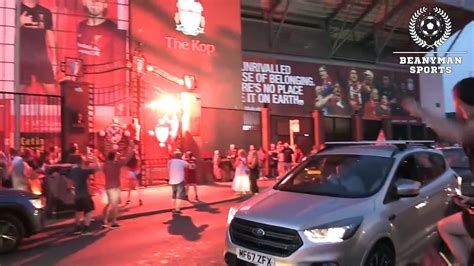 Epic Scenes At Anfield As Liverpool Fans Celebrate Historic Premier