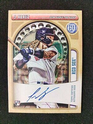 Topps Gypsy Queen Jonathan Arauz Rc Auto Gqa Jar Red Sox Ebay