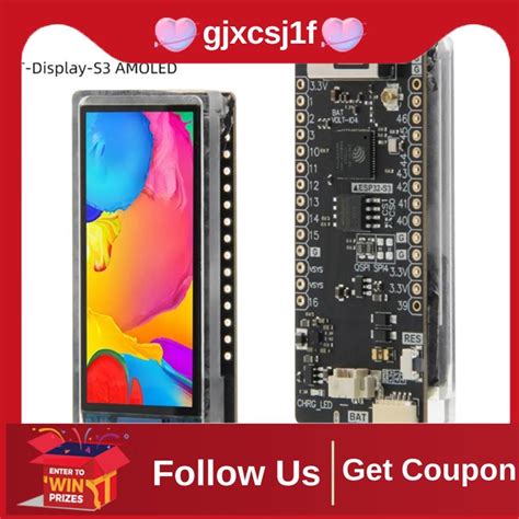 Gjxcsj F Lilygo Development Boards T Display S Amoled For Smart Home