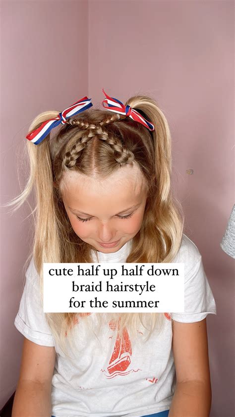 Pretty Half Up Half Down Hairstyle For The Summer Stylish Life For Moms