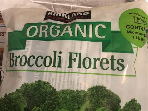 Broccoli Florets Organic Nutrition Facts Eat This Much