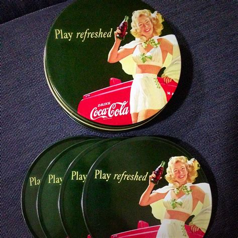 Coca Cola Coaster Hobbies And Toys Memorabilia And Collectibles Vintage Collectibles On Carousell