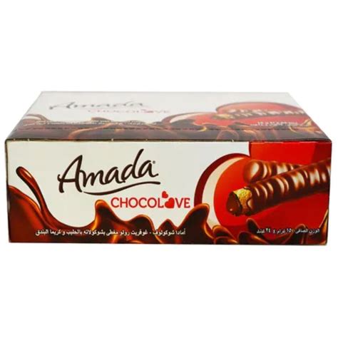 Solen Amada Chocolove Milk Chocolate Coated Wafer With Hazelnut Cream