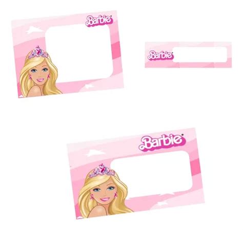 Etiquetas Escolares Personalizadas Caratulas Barbie