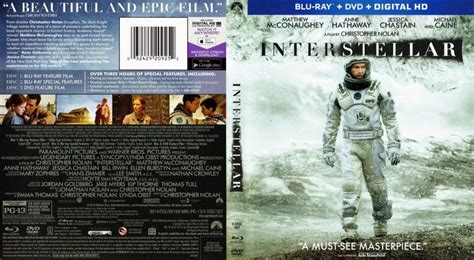 Interstellar Blu Ray Cover 2014 R1