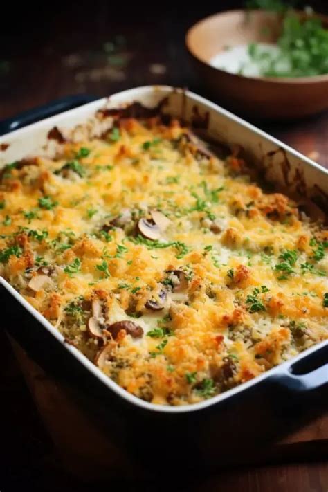 Stuffed Mushroom Casserole Recipe