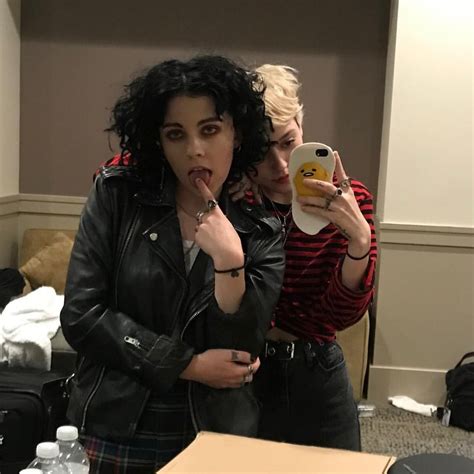 Heather Baron Gracie And Kailee Morgue Pale Waves Goth Indie Celebrity Crush