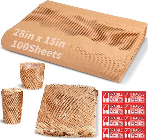 Amazon 100 Sheets Honeycomb Packing Paper Sheets For Moving 28 X