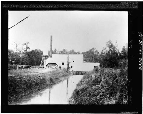 4 Photocopy Of C 1906 Photograph Of Pump House At Rear Of Plantation