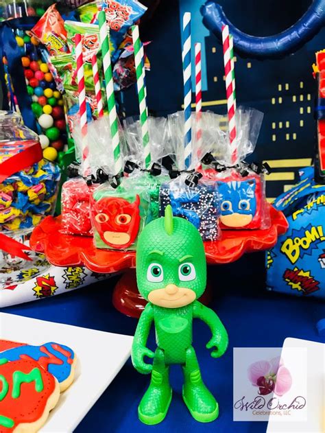 Pin By Savvy Cei On Pj Mask Par Tee Pj Masks Birthday Party Pj