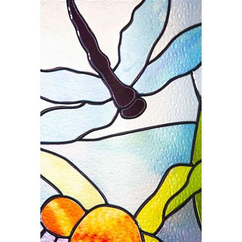 Stained Glass Dragonfly Panel Framed Dragonfly Wall Art The Birdhouse Chick