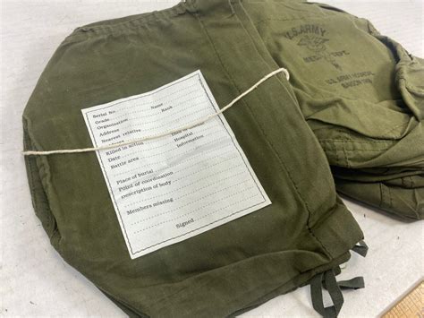 Ditty Bag New Od Military Issue Personal Effects Bag Saigon 1968 Ebay