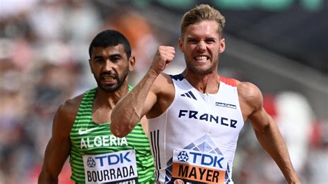 Championnats du monde d athlétisme Décathlon le 100m de Kevin Mayer