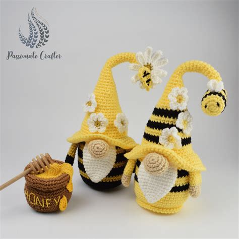 Bumble Bee Gnome Free Crochet Pattern Passionate Crafter