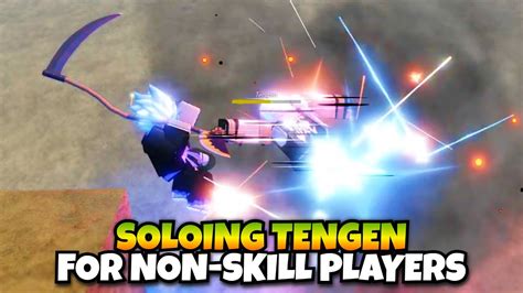 How To Solo Tengen Easily For Non Skill Players Project Slayers