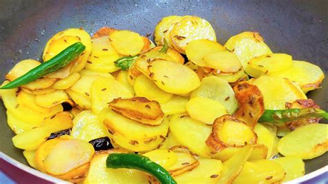 Aloo Fry Recipe Simple Potato Fry For Lunch Box Easy And Quick Potato