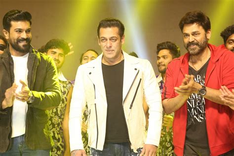 Ram Charan Salman Khan And Venkatesh Salman Khan Khan Madhuri Dixit