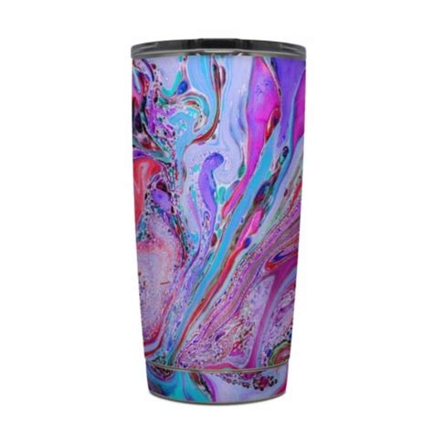 DecalGirl Y20 MARBLEDLUSTRE Yeti Rambler 20 Oz Tumbler Skin Marbled