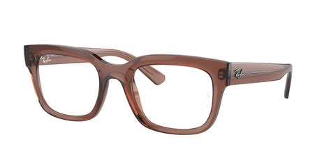 Chad Optics Bio Based Eyeglasses With Transparent Brown Frame Rb7217