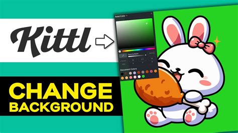 How To Change Background Color In Kittl Youtube