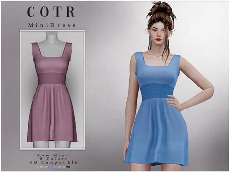 The Sims Resource Chordoftherings Mini Dress D