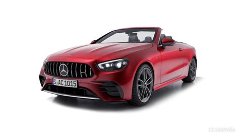 Mercedes Benz Amg E53 Cabriolet Patagonia Red Bright Colour Carwale