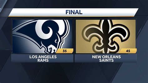 brees saints  fire hand rams  loss   season