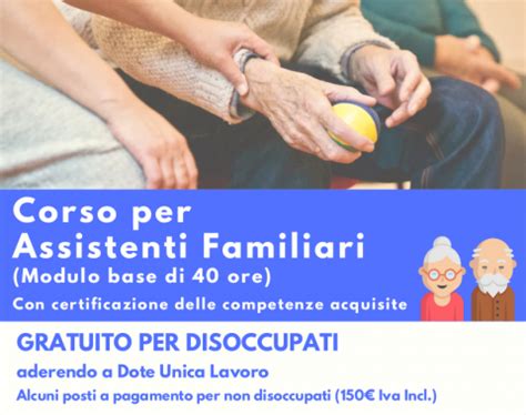 Corso Per Assistenti Familiari Mestieri Lombardia Agenzia Per Il Lavoro